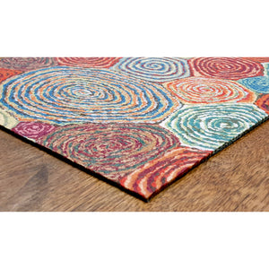 Liora Manne Visions III Giant Swirls Indoor Outdoor Area Rug Fiesta