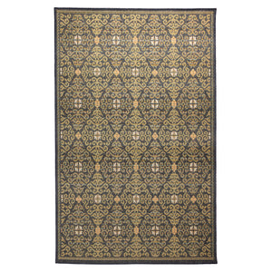 Liora Manne Patio Suzani Diamonds Indoor Outdoor Area Rug Navy