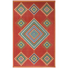 Load image into Gallery viewer, Liora Manne Patio Dream Catcher Indoor Outdoor Area Rug Red