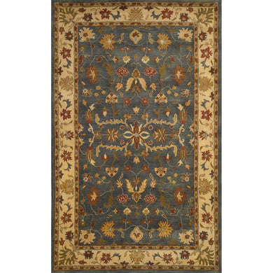 Liora Manne Petra Oushak Indoor Rug Blue 9' x 12'