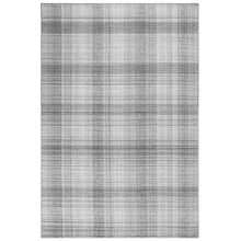 Load image into Gallery viewer, Liora Manne Preston Plaid Indoor Outdoor Area Rug Silver