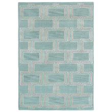 Load image into Gallery viewer, Liora Manne Roma Boxes Indoor Rug Aqua