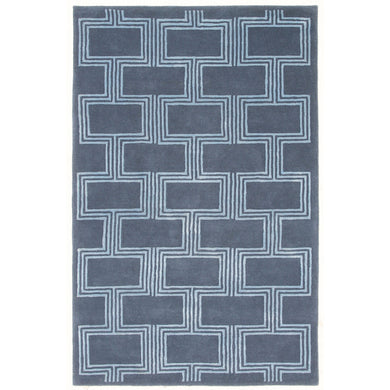 Liora Manne Roma Boxes Indoor Rug Denim