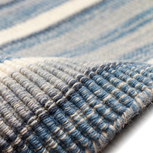 Load image into Gallery viewer, Liora Manne Aruba Faded Stripe Indoor Area Rug Denim