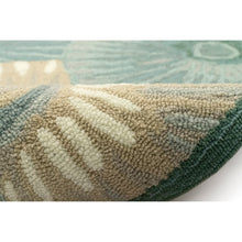 Load image into Gallery viewer, Liora Manne Capri Pleated Inkcap Indoor Outdoor Area Rug Aqua