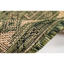 Load image into Gallery viewer, Liora Manne Carmel Kilim Indoor Outdoor Area Rug Green