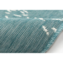 Load image into Gallery viewer, Liora Manne Carmel School Of Fish Indoor Outdoor Area Rug Aqua