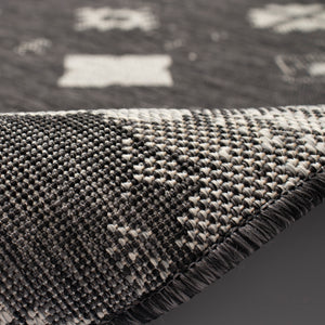Liora Manne Carmel Porto Indoor Outdoor Area Rug Black