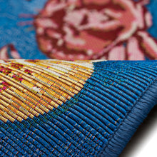 Load image into Gallery viewer, Liora Manne Esencia Shell We Dance Indoor Outdoor Mat Aqua