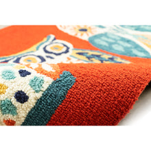 Load image into Gallery viewer, Liora Manne Frontporch What A Hoot Indoor Outdoor Area Rug Red