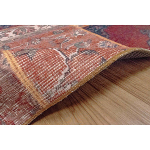 Liora Manne Havana Patchwork Indoor Outdoor Area Rug Rust 4'11" x 7'6"