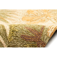 Load image into Gallery viewer, Liora Manne Ravella Tropical Leaf Indoor Outdoor Area Rug Neutral