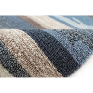 Liora Manne Ravella Ipanema Indoor Outdoor Area Rug Blue/grey