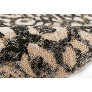 Liora Manne Soho Leopard Indoor Area Rug Black