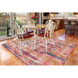 Liora Manne Marina Reflection Indoor Outdoor Area Rug Blush