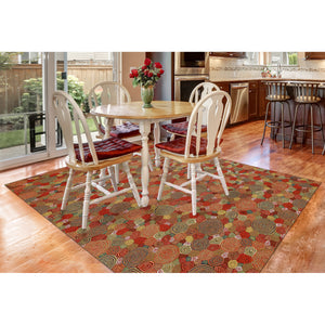 Liora Manne Visions III Giant Swirls Indoor Outdoor Area Rug Fiesta