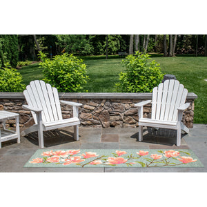 Liora Manne Capri Magnolia Indoor Outdoor Area Rug Chambray