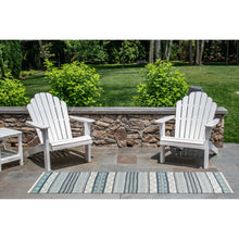 Load image into Gallery viewer, Liora Manne Cosmos Gypsy Stripe Indoor Outdoor Area Rug Grey