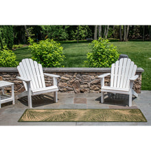 Load image into Gallery viewer, Liora Manne Carmel Fronds Indoor Outdoor Area Rug Green