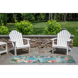 Liora Manne Marina Tropical Border Indoor Outdoor Area Rug Caribbean