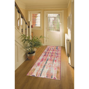 Liora Manne Marina Reflection Indoor Outdoor Area Rug Blush