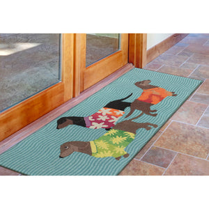 Liora Manne Frontporch Tropical Hounds Indoor Outdoor Area Rug Multi