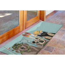 Load image into Gallery viewer, Liora Manne Frontporch Fishing Patrol Indoor Outdoor Area Rug Dk Multi