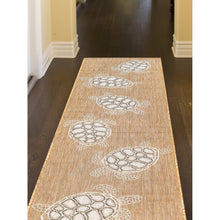 Load image into Gallery viewer, Liora Manne Carmel Seaturtles Indoor Outdoor Area Rug Sand