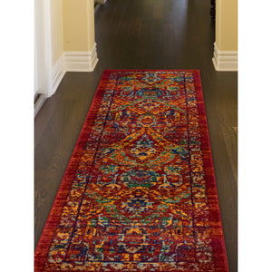 Liora Manne Fiesta Caspian Indoor Rug Red