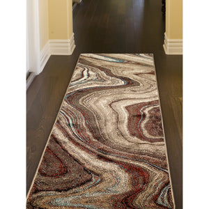 Liora Manne Ashford Agate Indoor Area Rug Red