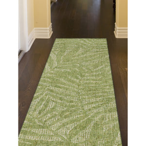 Liora Manne Savannah Olive Branches Indoor Area Rug Green