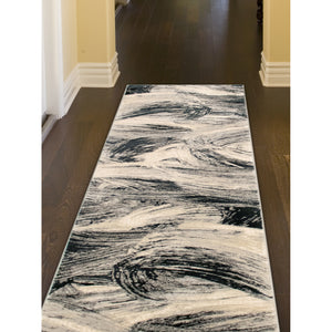 Liora Manne Taos Brushstrokes Indoor Rug Grey