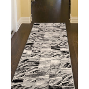 Liora Manne Taos Squares Indoor Rug Grey