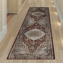 Load image into Gallery viewer, Liora Manne Ashford Medallion Indoor Area Rug Red