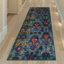 Load image into Gallery viewer, Liora Manne Fiesta Ikat Indoor Rug Blue