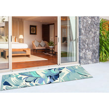 Load image into Gallery viewer, Liora Manne Capri Palm Leaf Indoor Outdoor Area Rug Blue