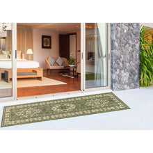 Load image into Gallery viewer, Liora Manne Carmel Kilim Indoor Outdoor Area Rug Green