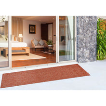 Load image into Gallery viewer, Liora Manne Carmel Texture Stripe Indoor Outdoor Area Rug Red