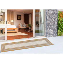 Load image into Gallery viewer, Liora Manne Carmel Multi Border Indoor Outdoor Area Rug Sand