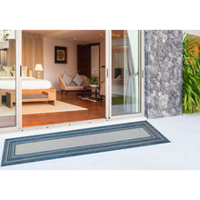 Load image into Gallery viewer, Liora Manne Carmel Multi Border Indoor Outdoor Area Rug Navy