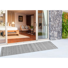 Load image into Gallery viewer, Liora Manne Dakota Stripe Indoor Outdoor Area Rug Grey