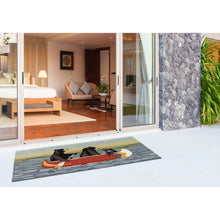 Load image into Gallery viewer, Liora Manne Frontporch Are We Bear Yet? Indoor Outdoor Area Rug Lake