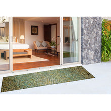 Load image into Gallery viewer, Liora Manne Visions V Arch Tile Indoor Outdoor Area Rug Lapis
