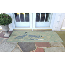 Load image into Gallery viewer, Liora Manne Frontporch Blue Heron Indoor Outdoor Area Rug Lake