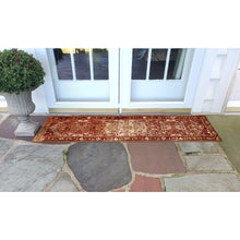 Load image into Gallery viewer, Liora Manne Marina Heriz Indoor Outdoor Area Rug Burgundy