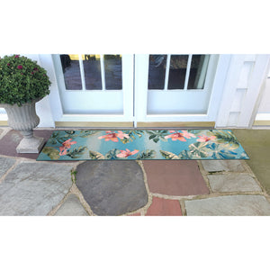 Liora Manne Marina Tropical Border Indoor Outdoor Area Rug Caribbean