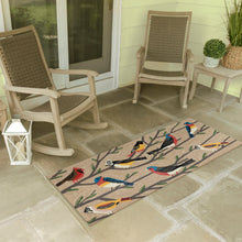 Load image into Gallery viewer, Liora Manne Frontporch Birds Indoor Outdoor Area Rug Multi