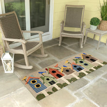 Load image into Gallery viewer, Liora Manne Frontporch Birdhouses Indoor Outdoor Area Rug Multi