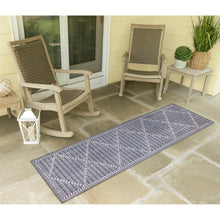 Load image into Gallery viewer, Liora Manne Malibu Checker Diamond Indoor Outdoor Area Rug Navy