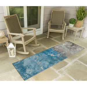 Liora Manne Marina Surf Indoor Outdoor Area Rug Ocean